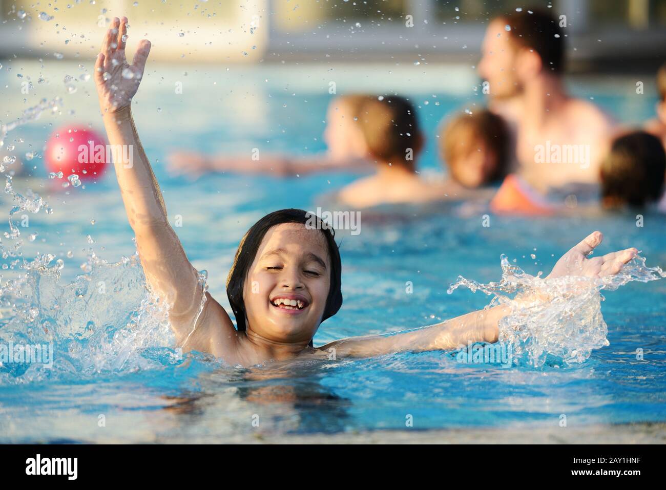 Kid Splashing High Resolution Stock Photography and Images - Alamy