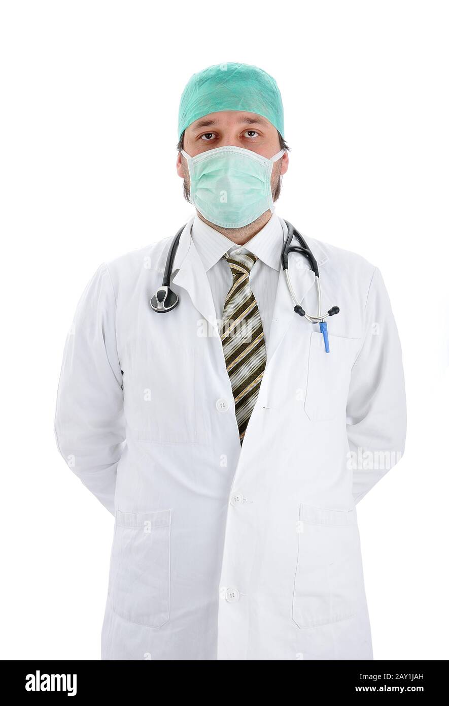 Confident male doctor family hi-res stock photography and images - Alamy