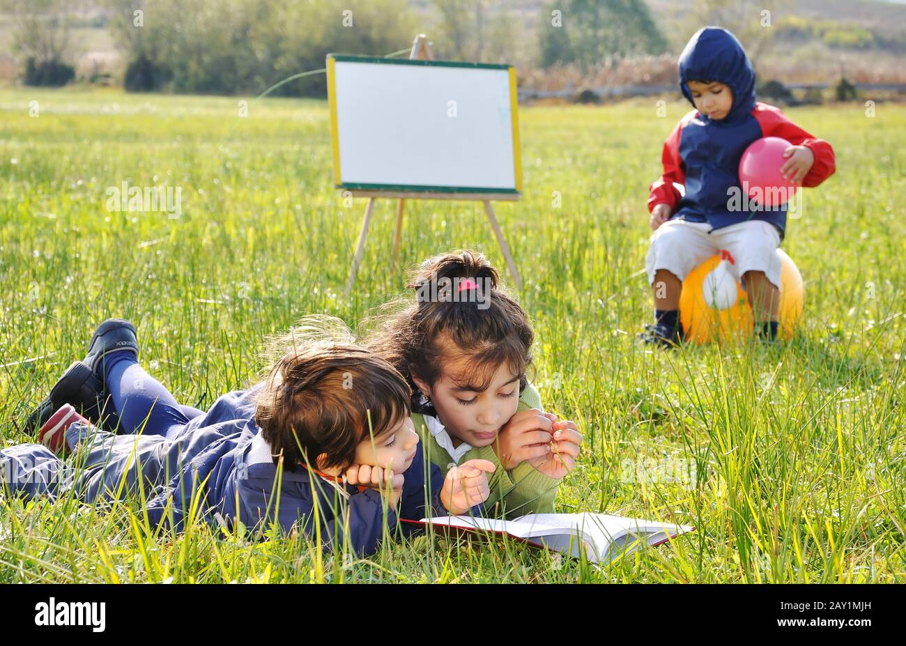 Happy childhood Stock Photo
