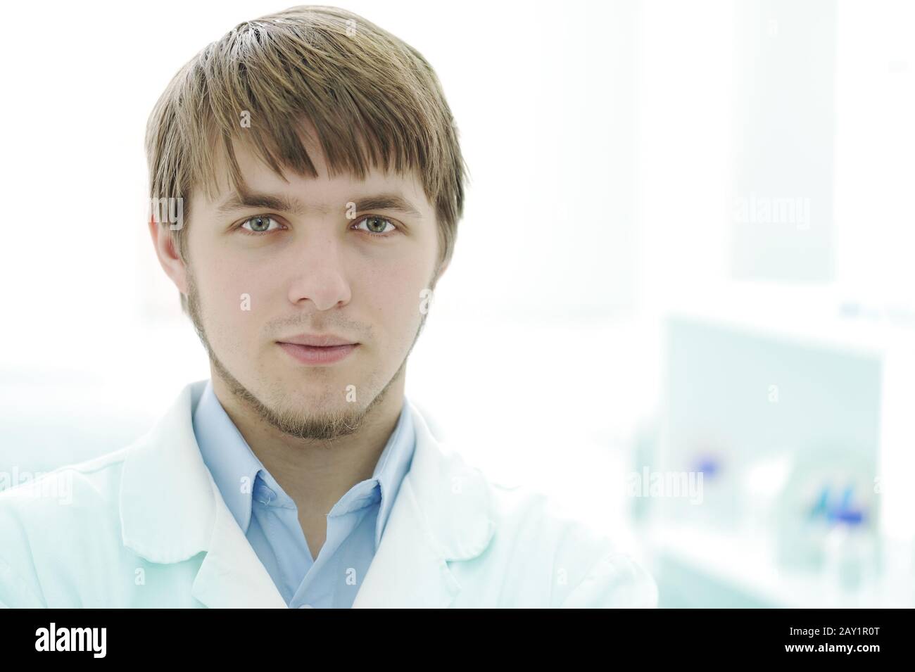 Portrait young male researcher hi-res stock photography and images - Alamy