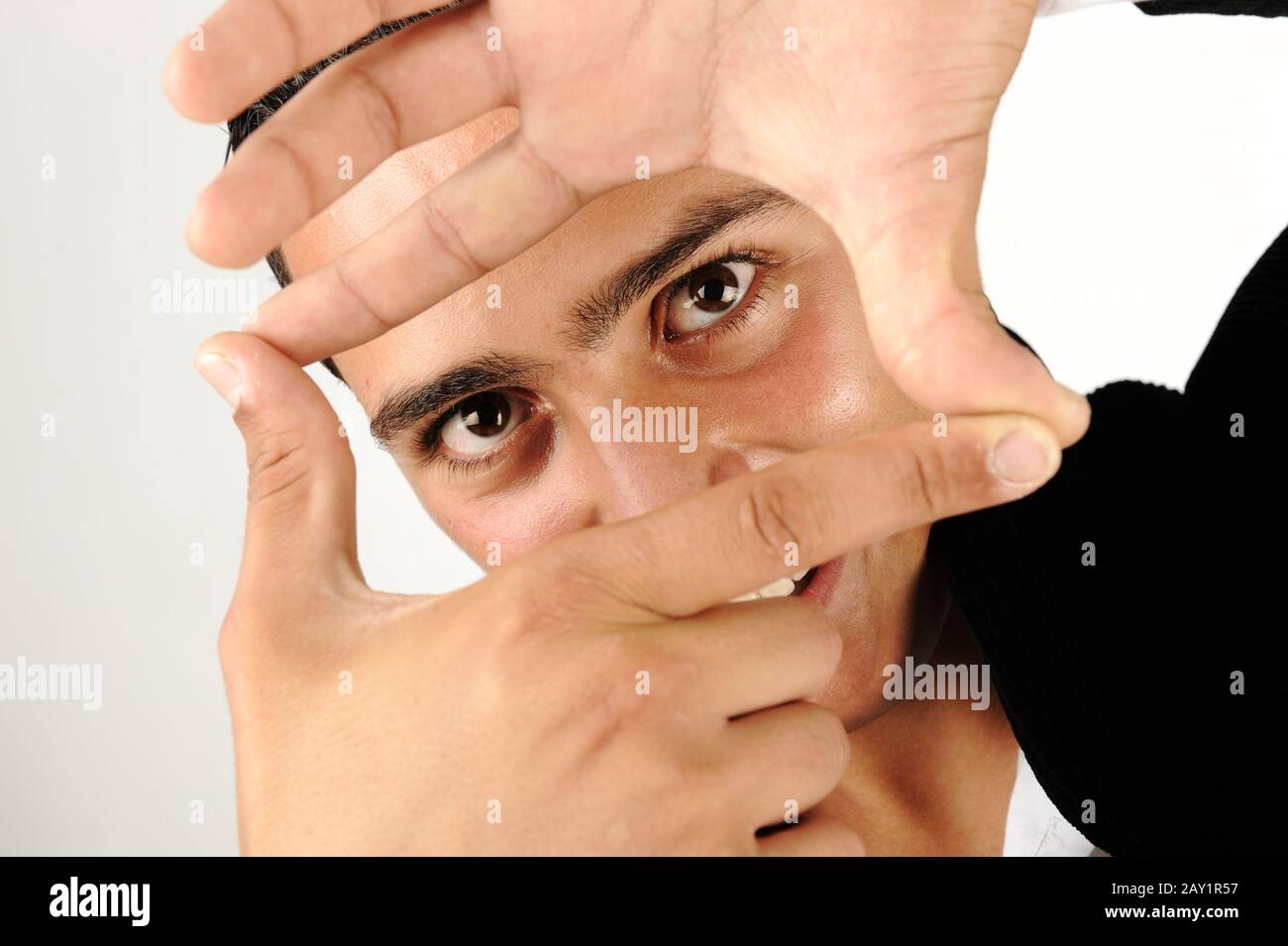 African man making a face hi-res stock photography and images - Alamy