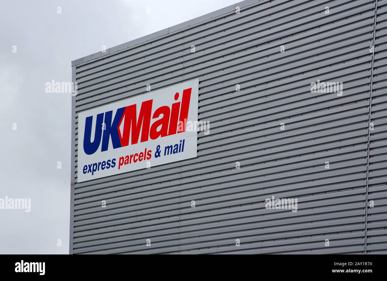 UK Mail in the industrial area of Manor Royal Crawley,West Sussex Stock Photo