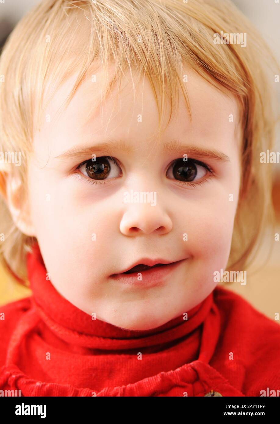 Super cute baby Stock Photo