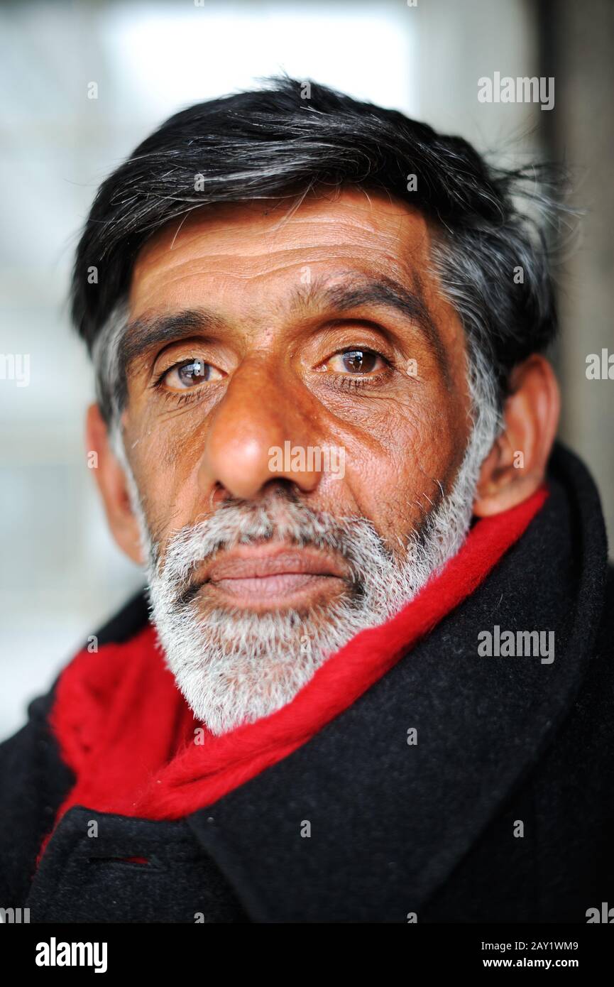 Elderly African man Stock Photo
