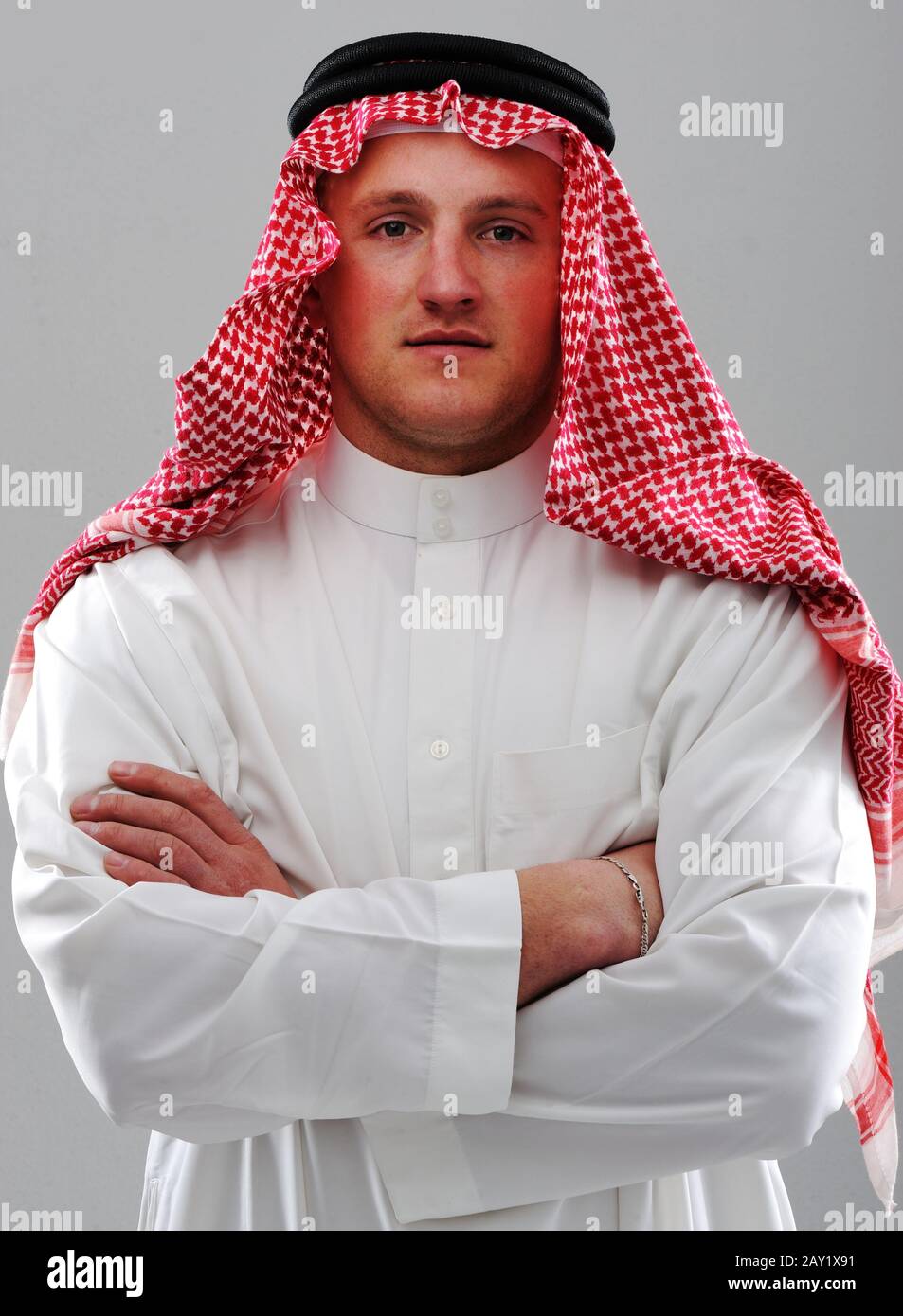 Middle Eastern man portrait Stock Photo