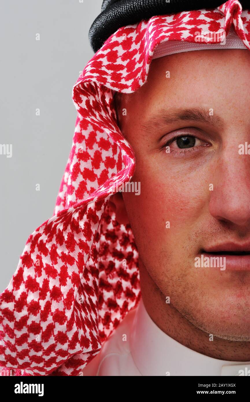 Middle Eastern man portrait Stock Photo