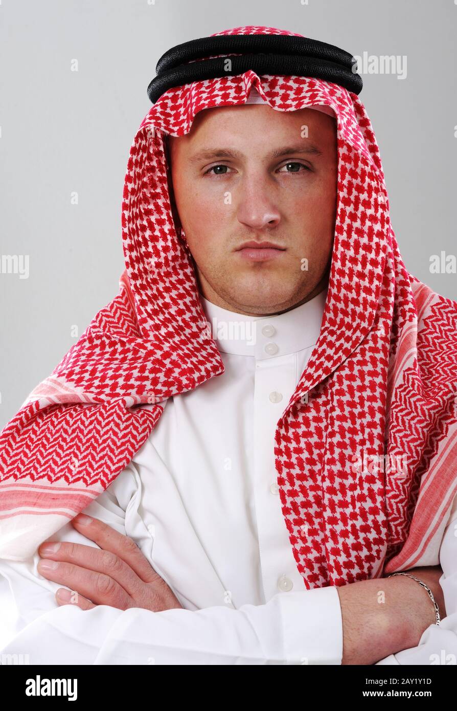 Arabic man portrait Stock Photo