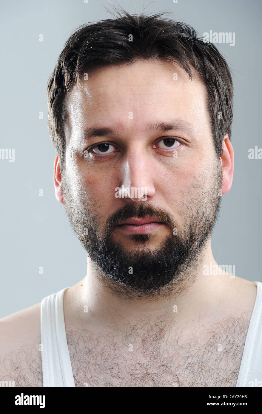 Portrait of young man smiling Stock Photo