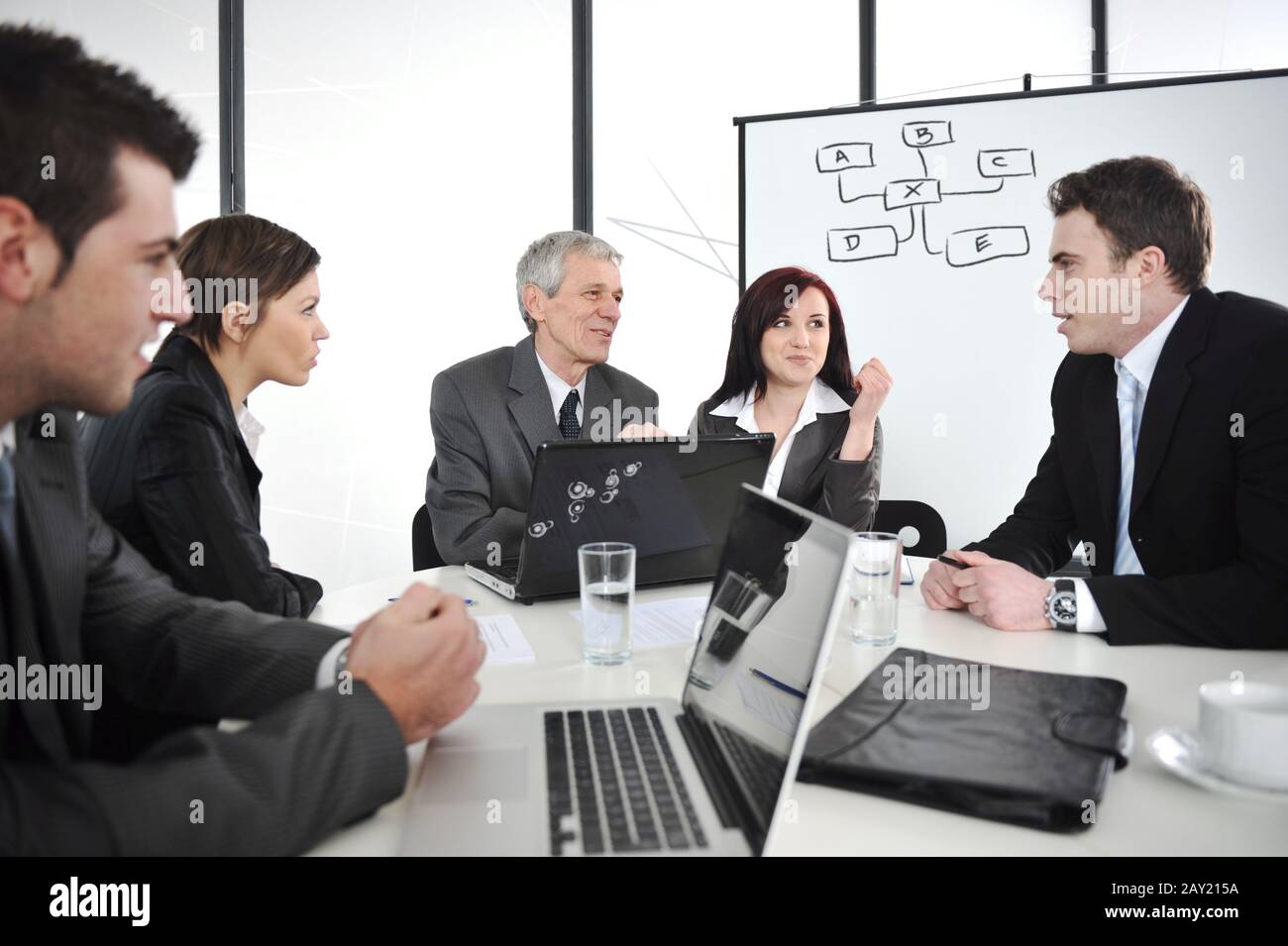 Woman having meeting hi-res stock photography and images - Alamy