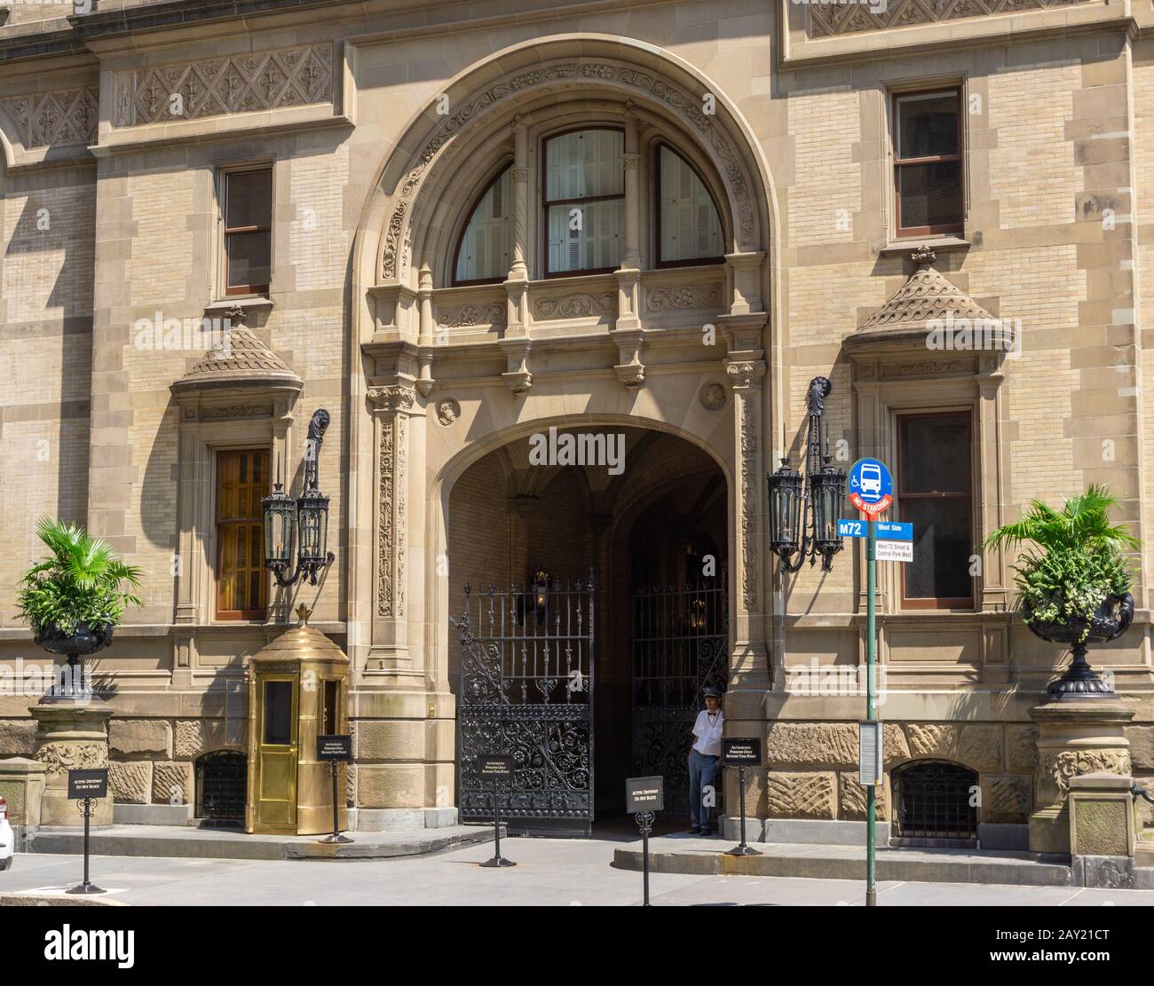 New York, USA aug 20, 2018 The Dakota building; located in the Upper West Side of Manhattan New York, USA aug 20, 2018 The Dakota building; located in the Upper West Side of Manhattan