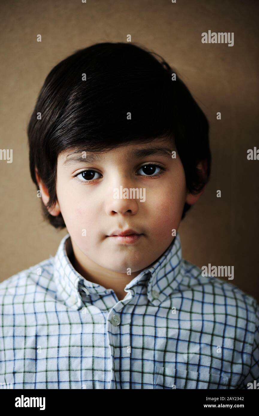 Child Real Artistic portrait of real child Stock Photo - Alamy