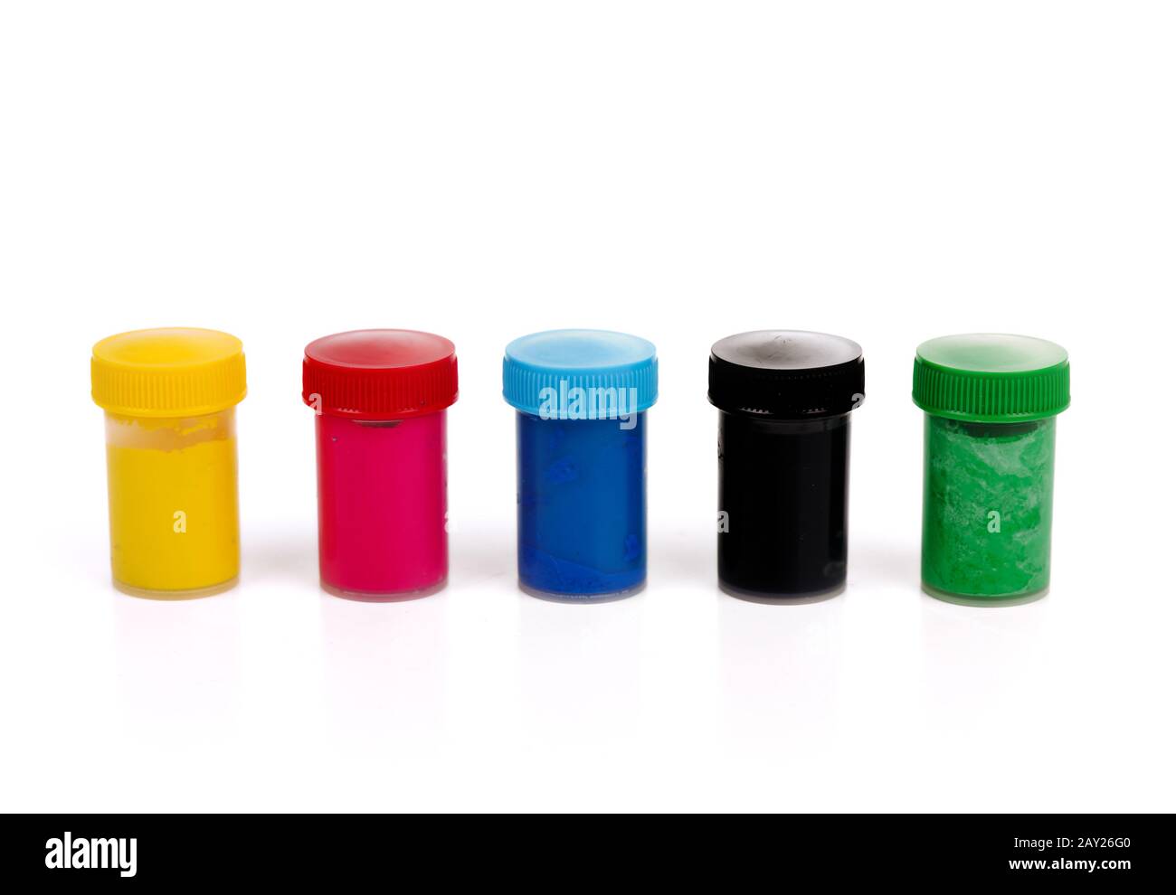 Cans of paint colors Stock Photo Alamy