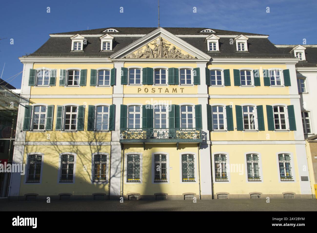 Fuerstenberg-Palace (post office) in Bonn, Germany Stock Photo