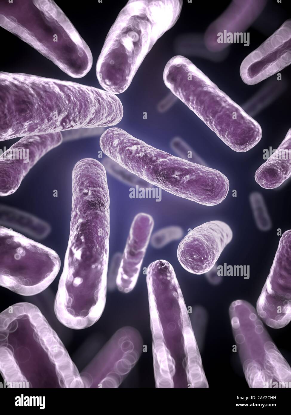 3d rendered scientific illustration of some bacteria Stock Photo - Alamy