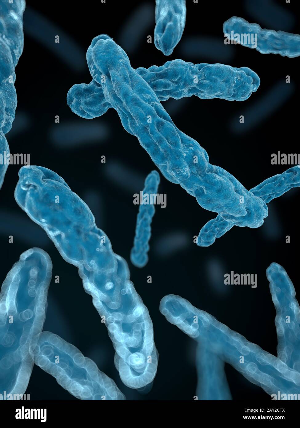 3d rendered scientific illustration of some bacteria Stock Photo - Alamy