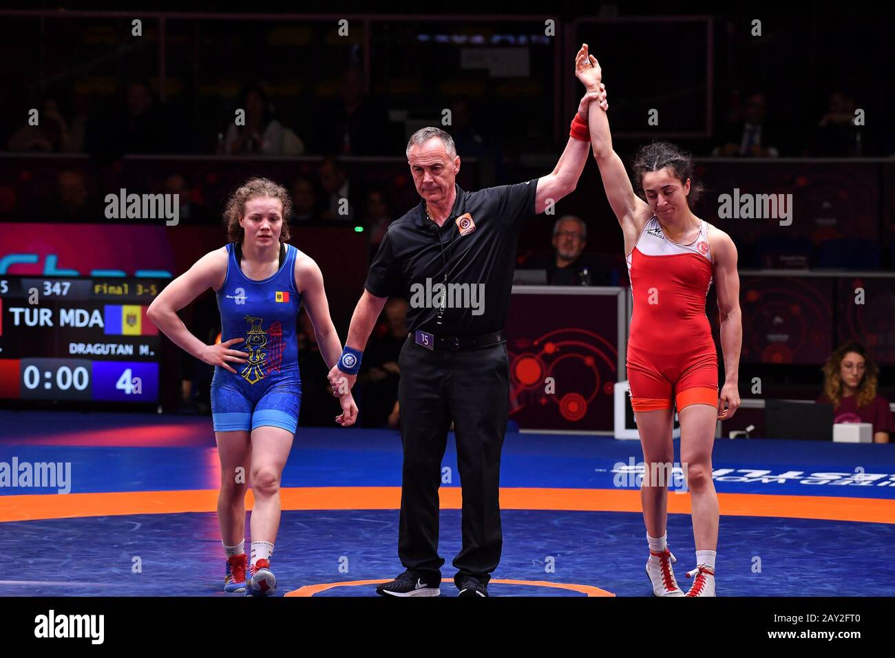 Wrestling european championships 2020 hires stock photography and