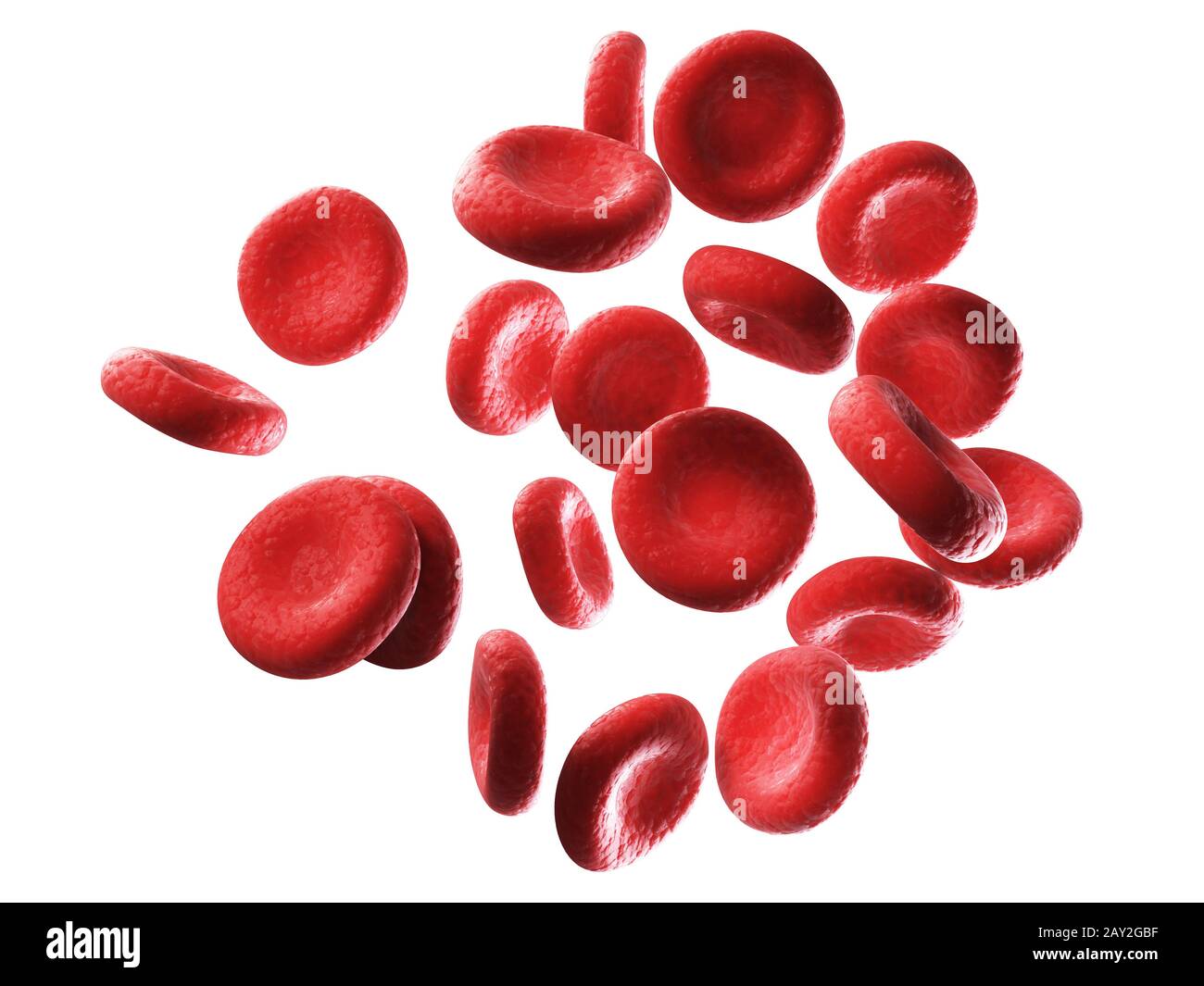 3d rendered illustration of human red blood cells Stock Photo Alamy