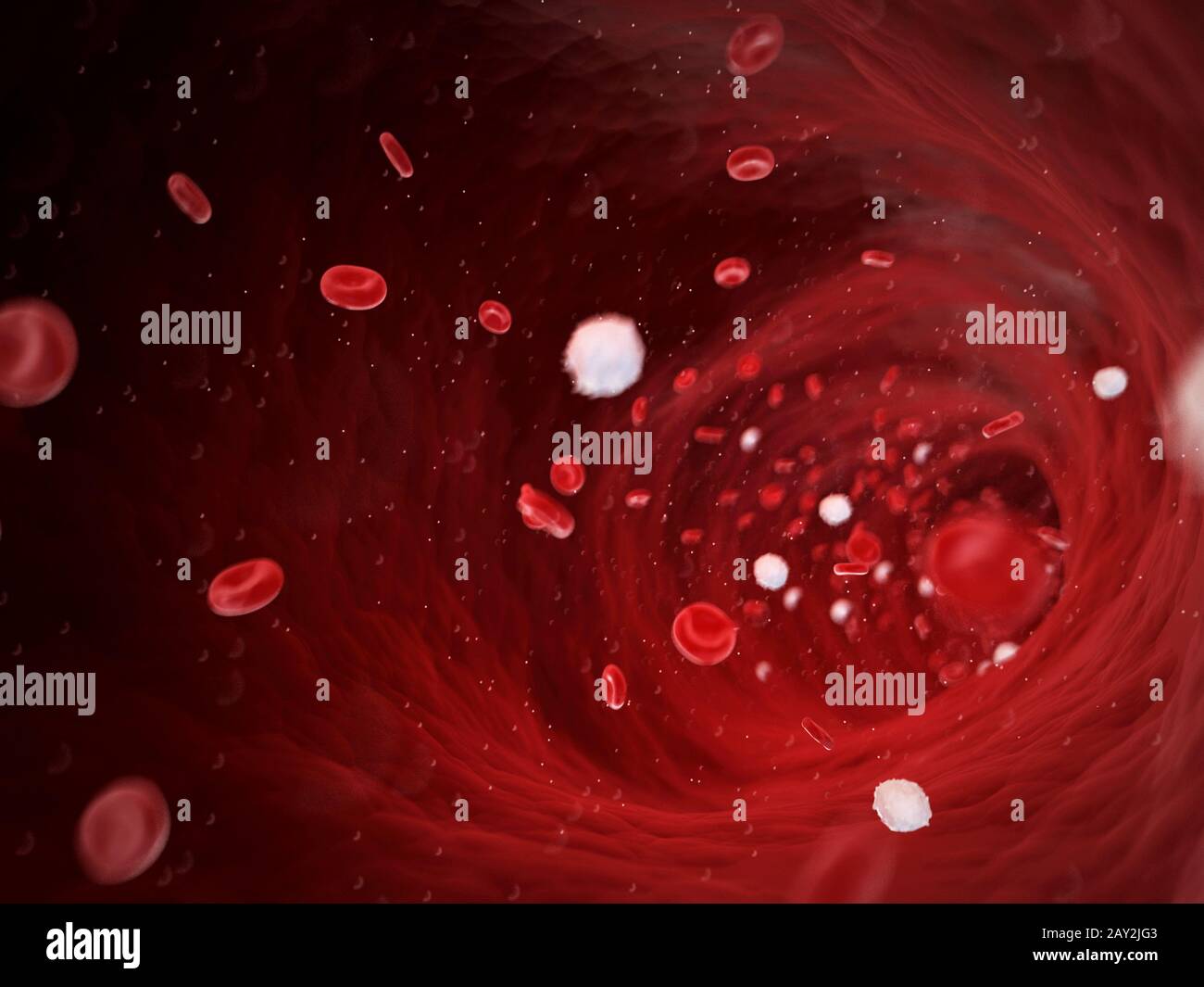 medical 3d illustration human blood cells Stock Photo Alamy