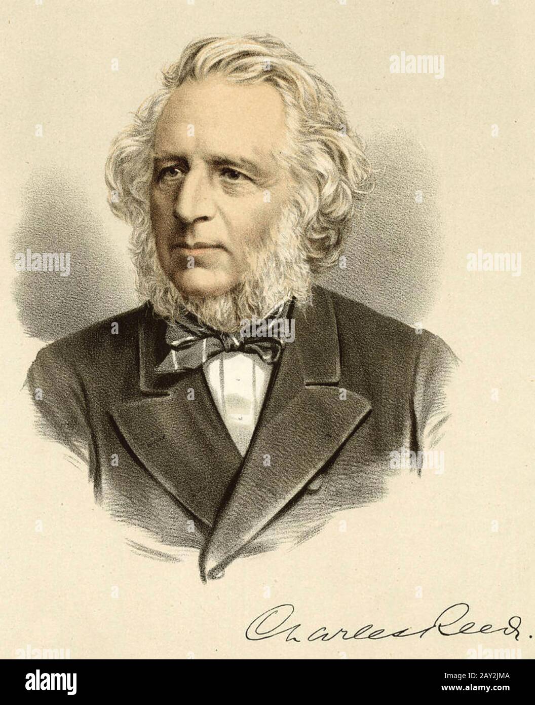 CHARLES REED (1819-1881) British politician and educationalist Stock Photo