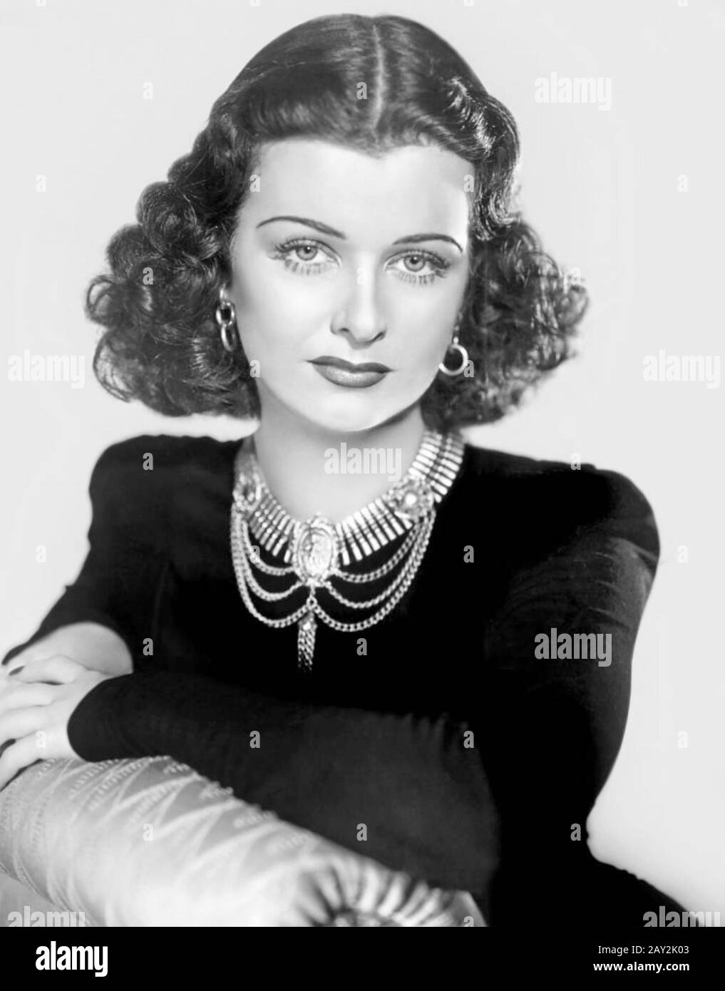 JOAN BENNETT (1910-1990) American film actress about 1942 Stock Photo