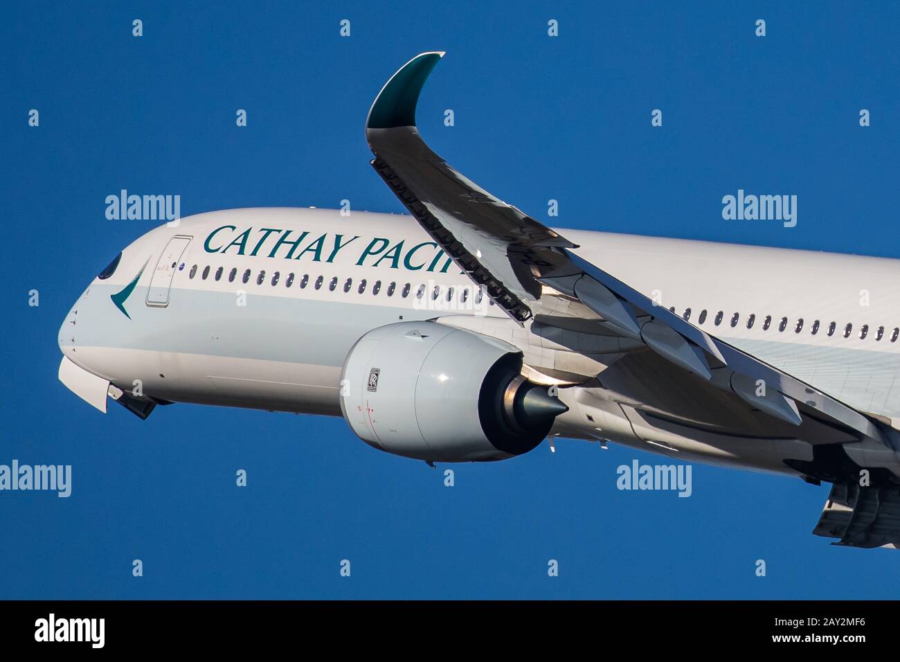 Cathay Pacific A350-1000 Stock Photo