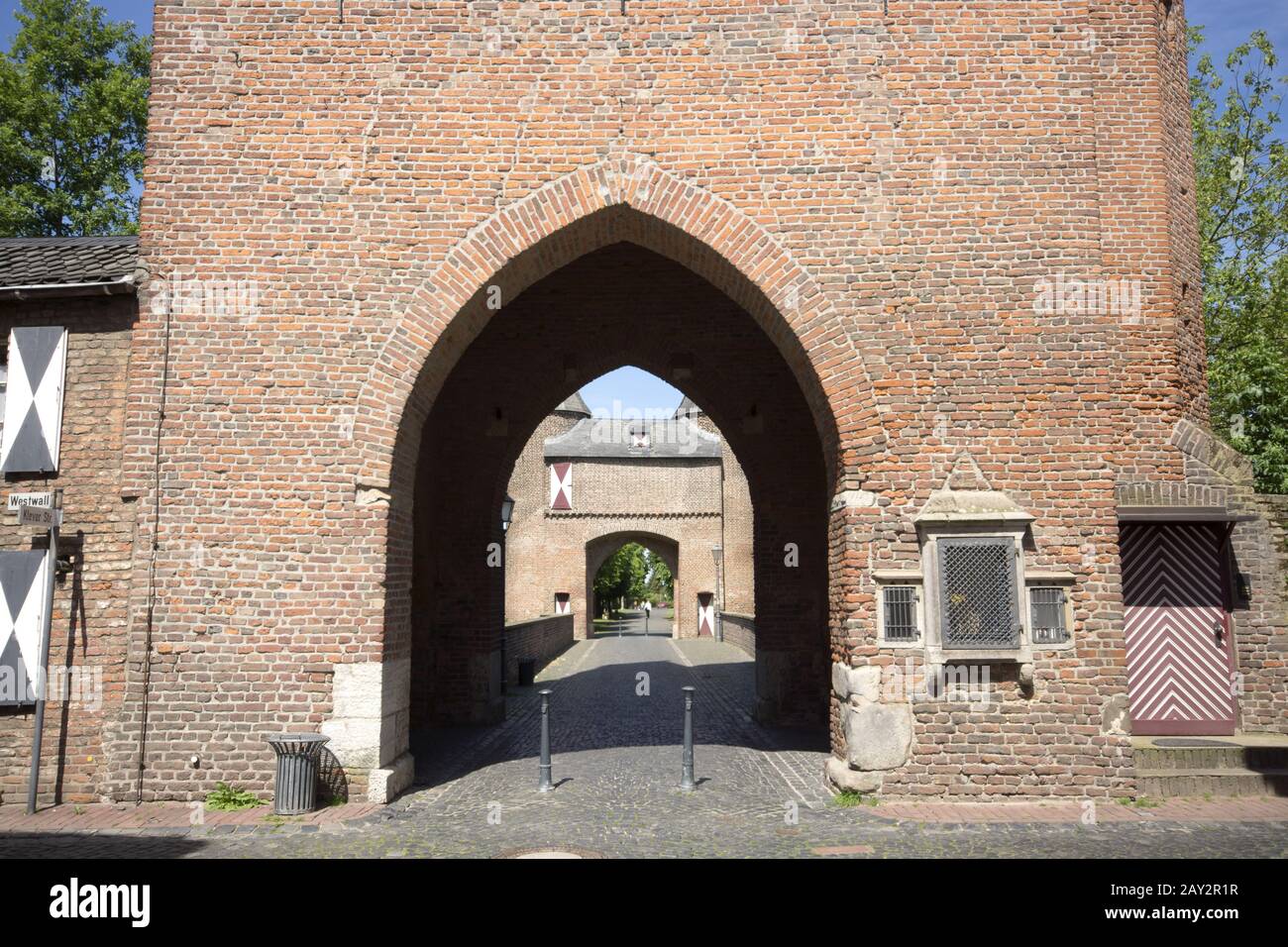 Klever Tor in Xanten, town fortification, Germany Stock Photo