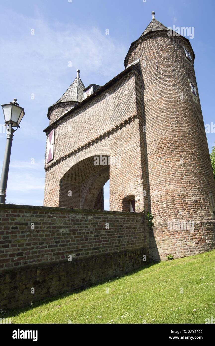 Klever Tor in Xanten, town fortification, Germany Stock Photo