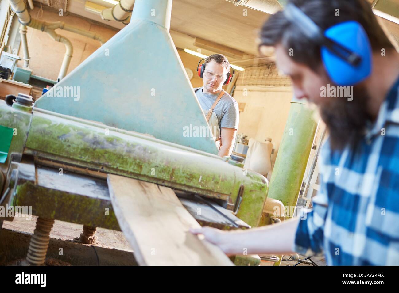 Planing and thicknessing machine hires stock photography and images