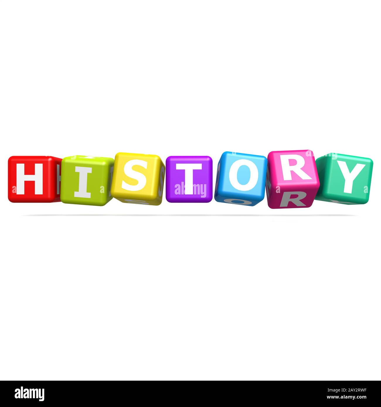 Cube puzzle history Stock Photo Alamy