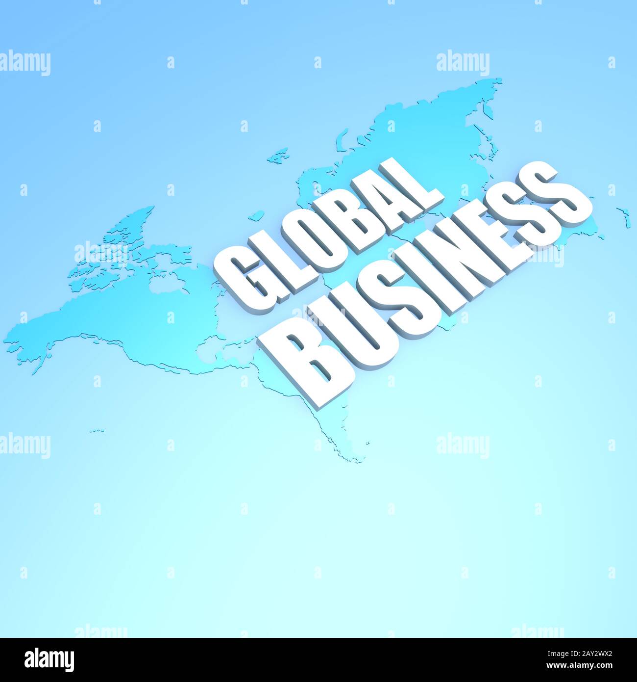 Global business world map Stock Photo Alamy