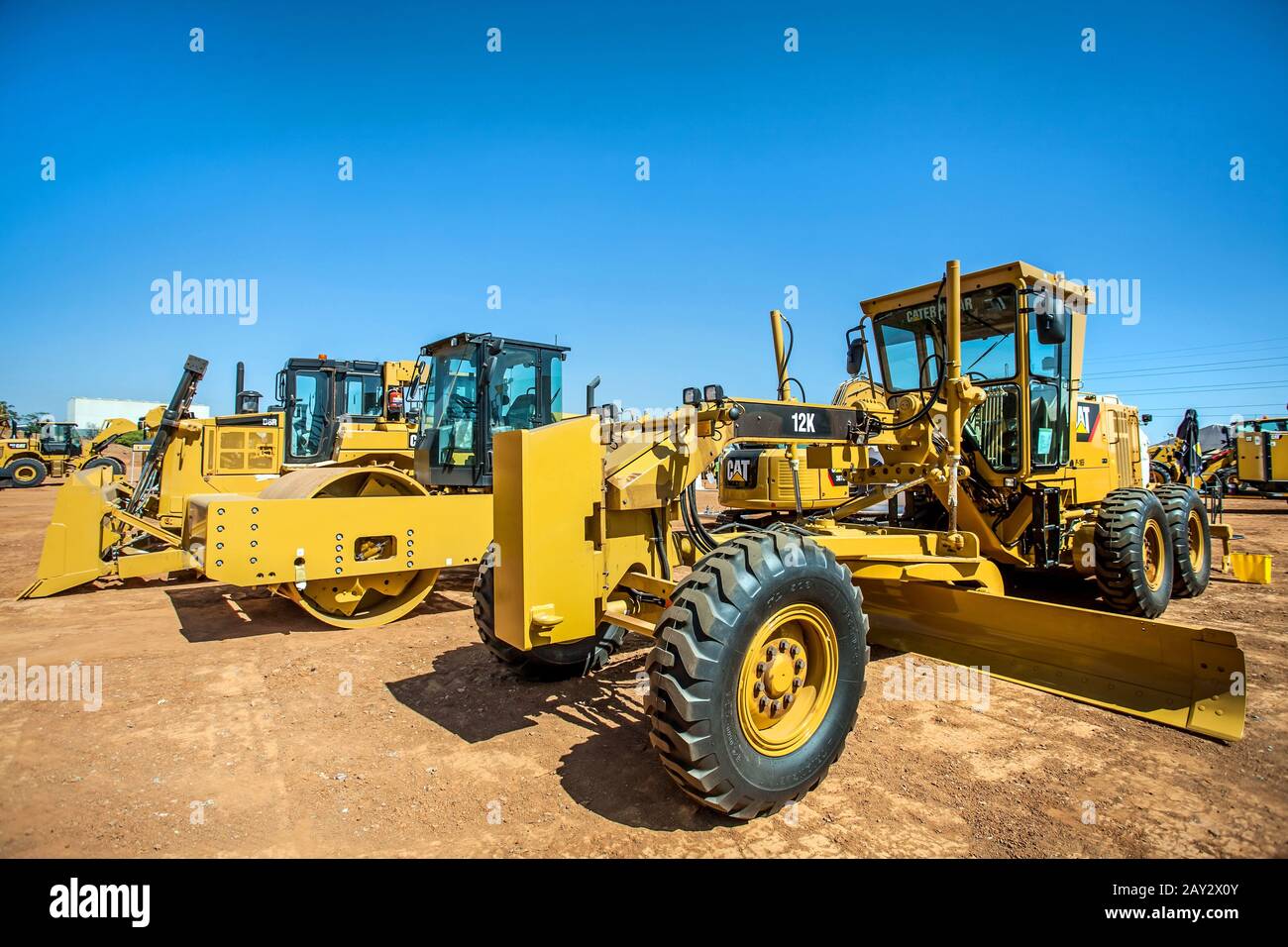 Johannesburg, South Africa, 3rd November 2015 Large earth moving