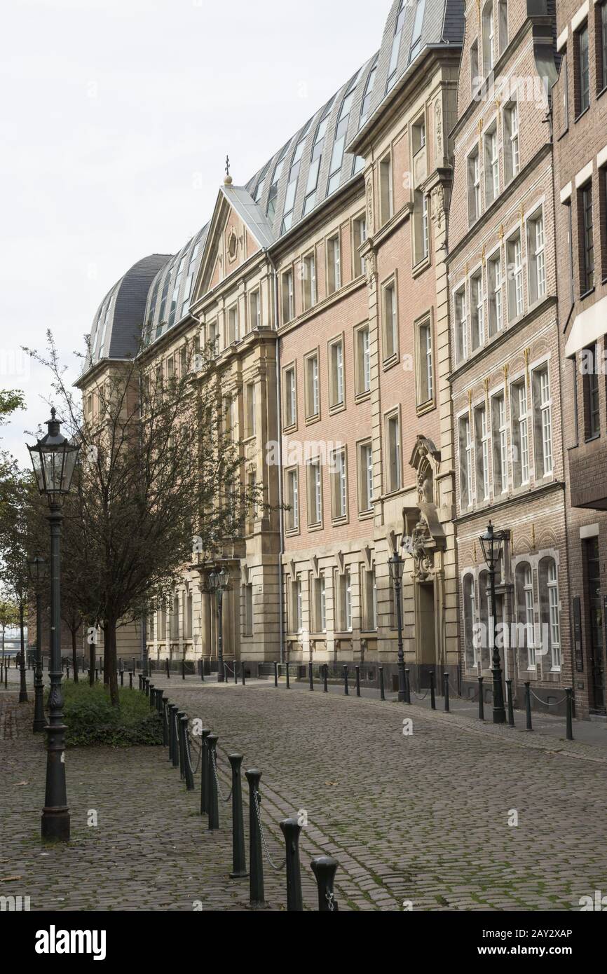 Facades in the Altestadt in Duesseldorf, Germany Stock Photo