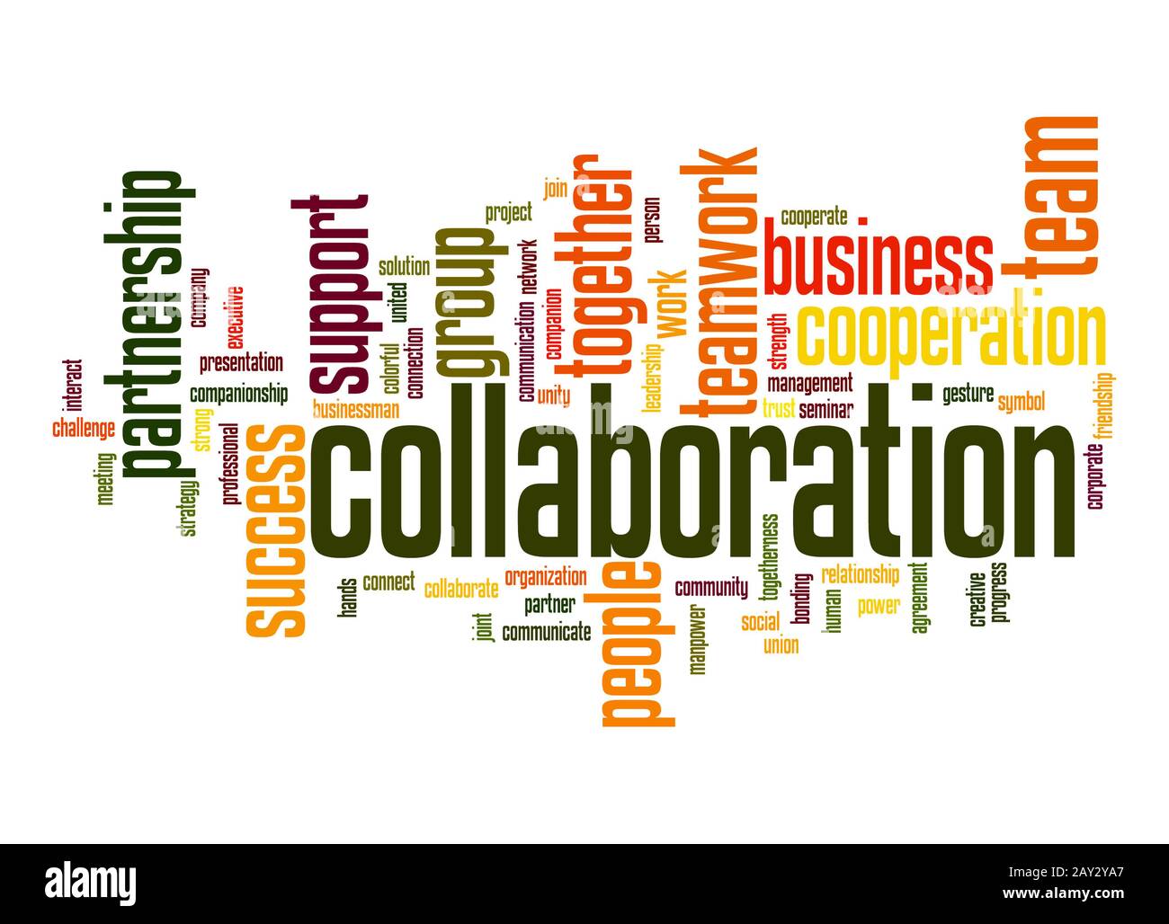 collaboration-word-cloud-stock-photo-alamy