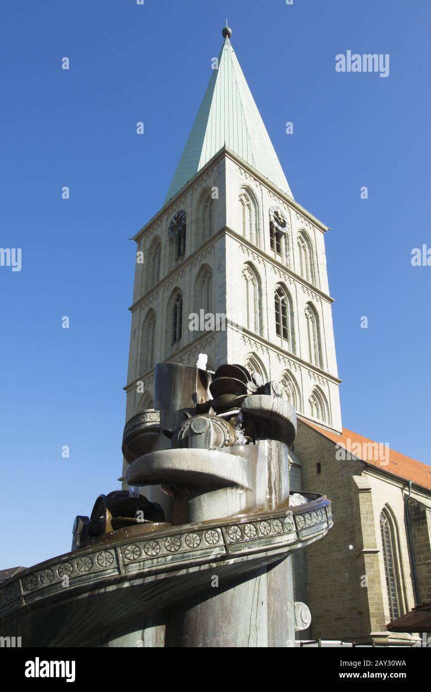 Paulus-church in Hamm, Germany Stock Photo