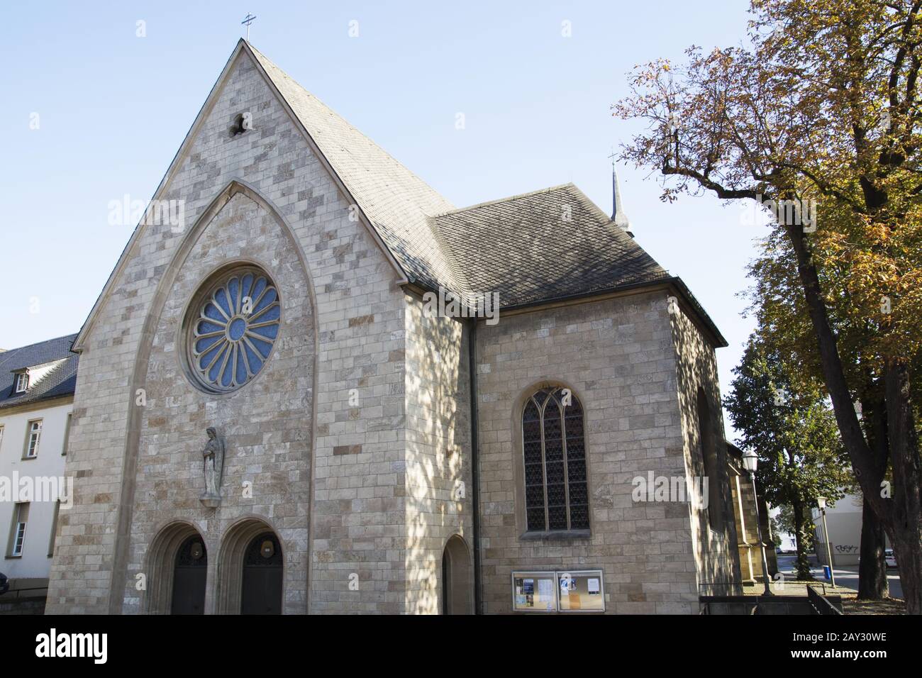 Church St. Agnes in Hamm, Germany Stock Photo