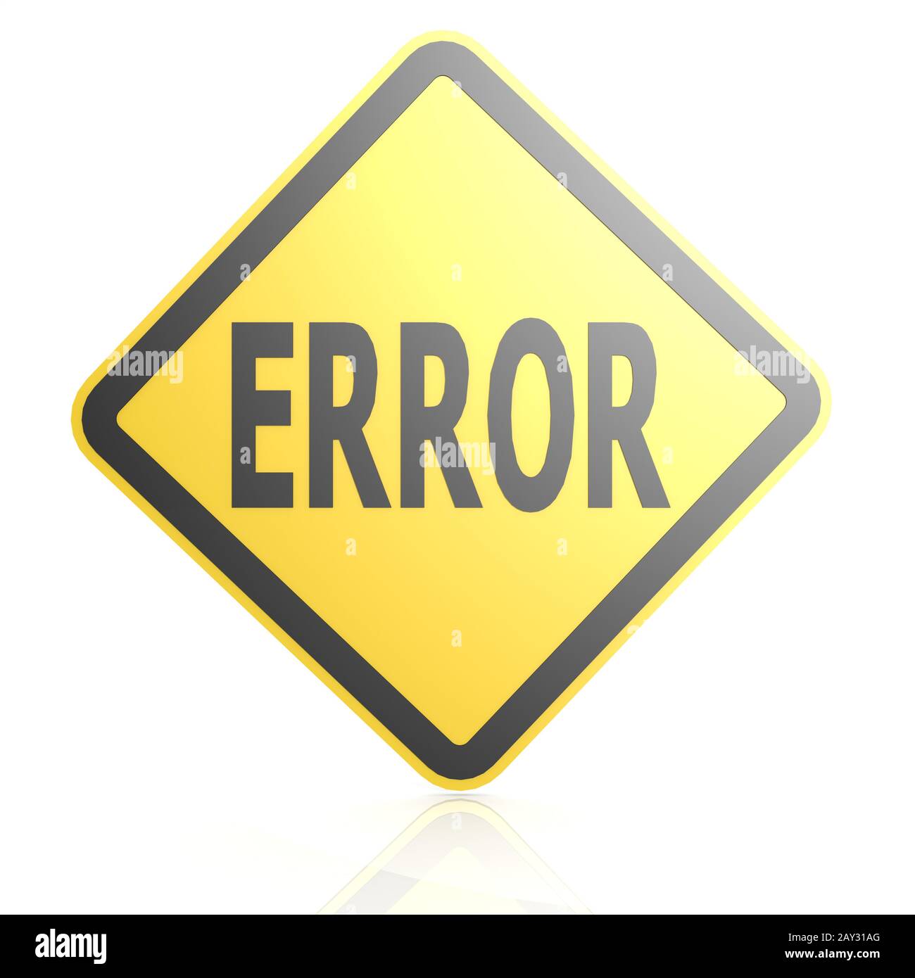 Error sign board Stock Photo Alamy
