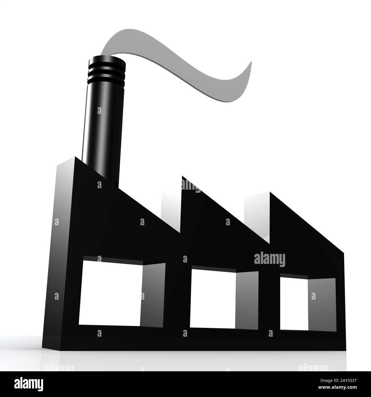 Green factory building icon hi-res stock photography and images - Alamy