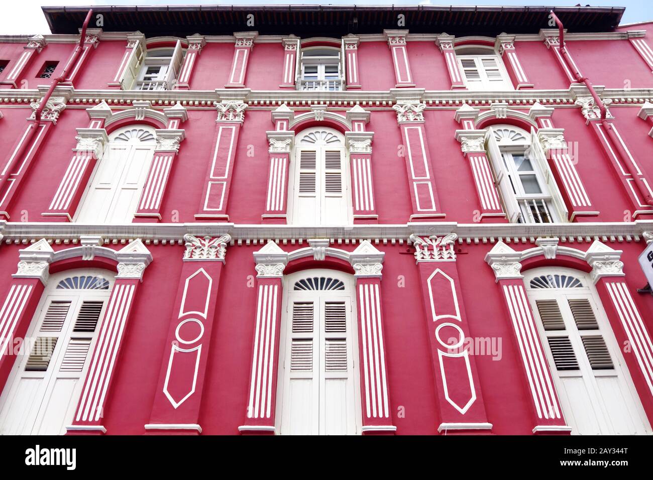 Traditional building in Chinatown of Singapore Stock Photo Alamy