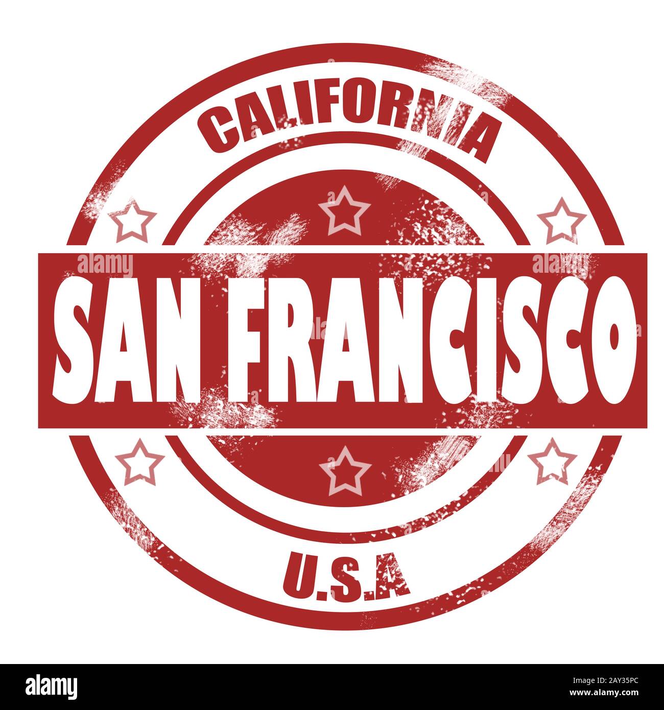 San Francisco Stamp Stock Photo - Alamy