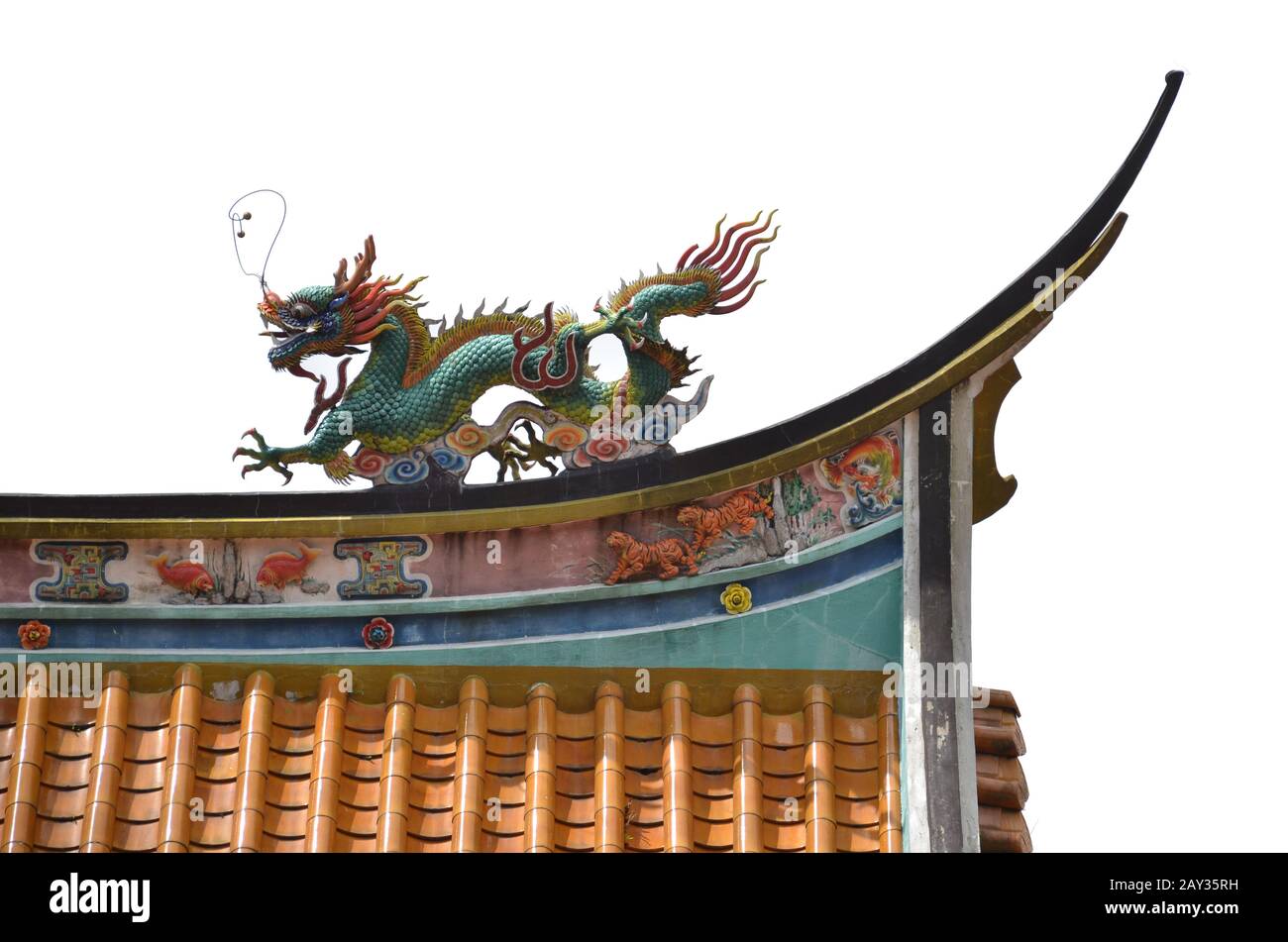 Chinese pottery dragon hi-res stock photography and images - Alamy
