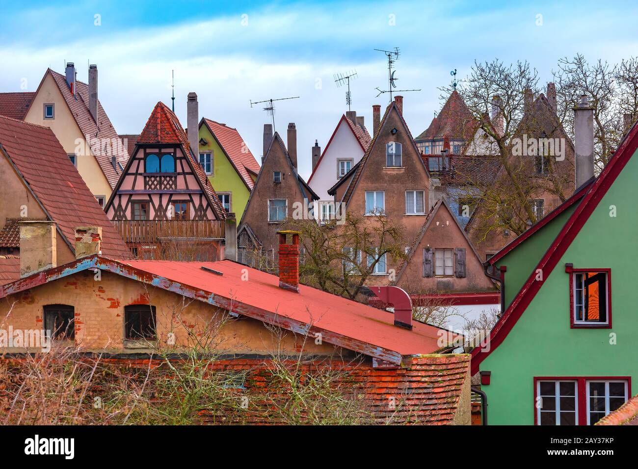 Street View from Rothenburg ob der Tauber by Mountain Dreams