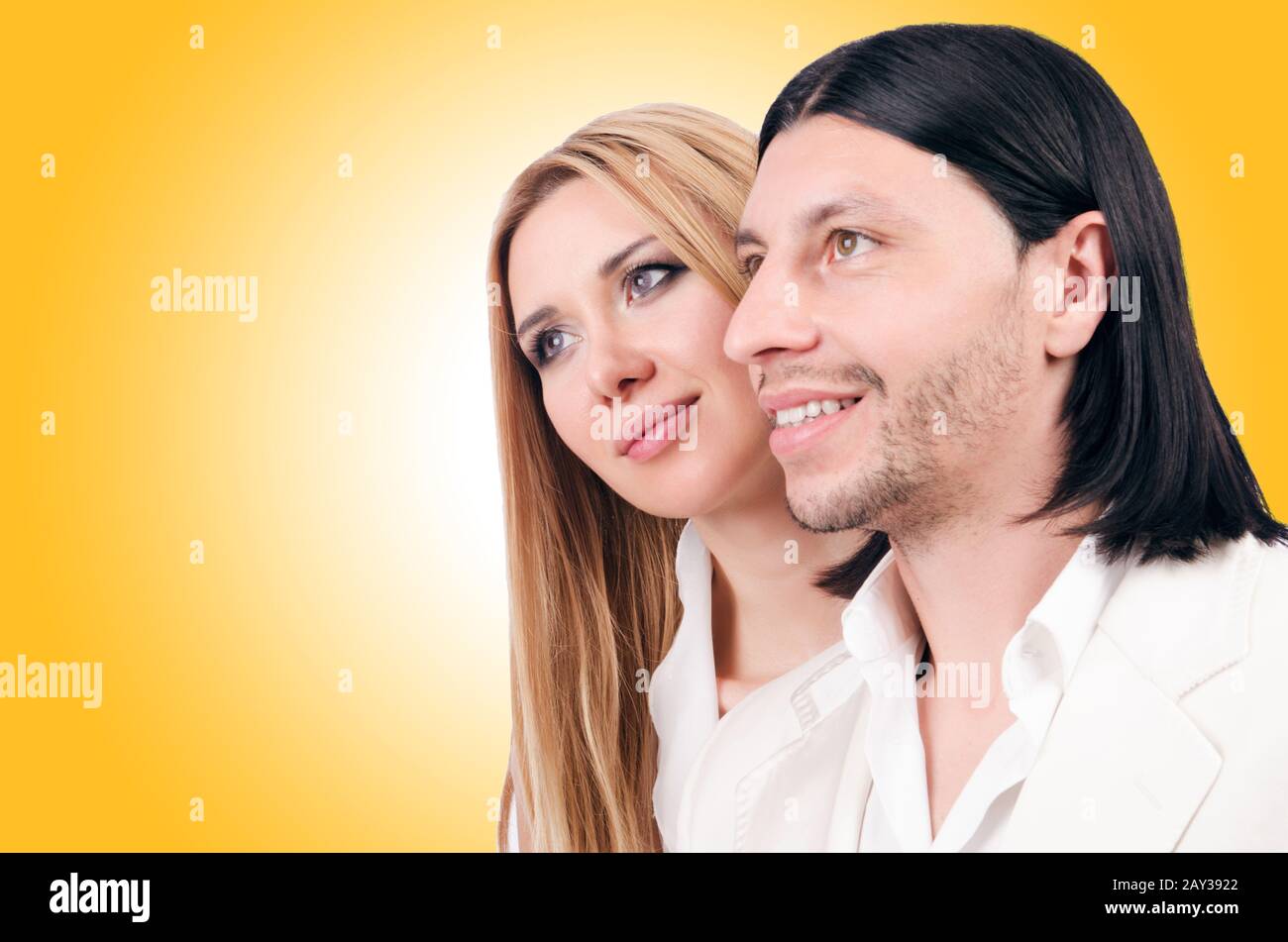 Pair of man and woman Stock Photo - Alamy