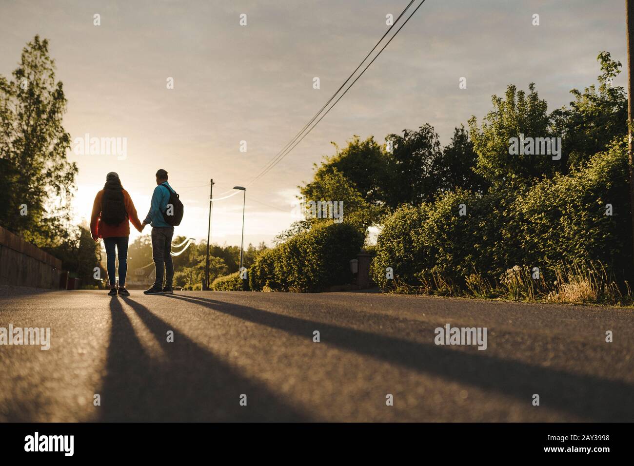 Caucasian couple hikers on hiking hi-res stock photography and images ...