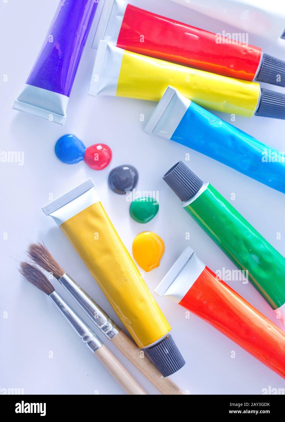 Color paint palette colorful texture hi-res stock photography and ...