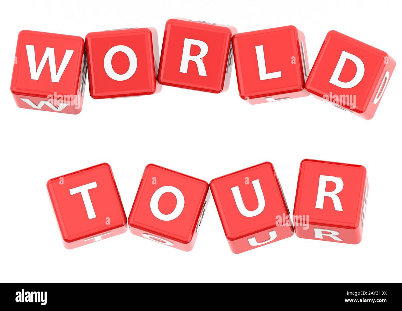 Buzzwords world tour Stock Photo