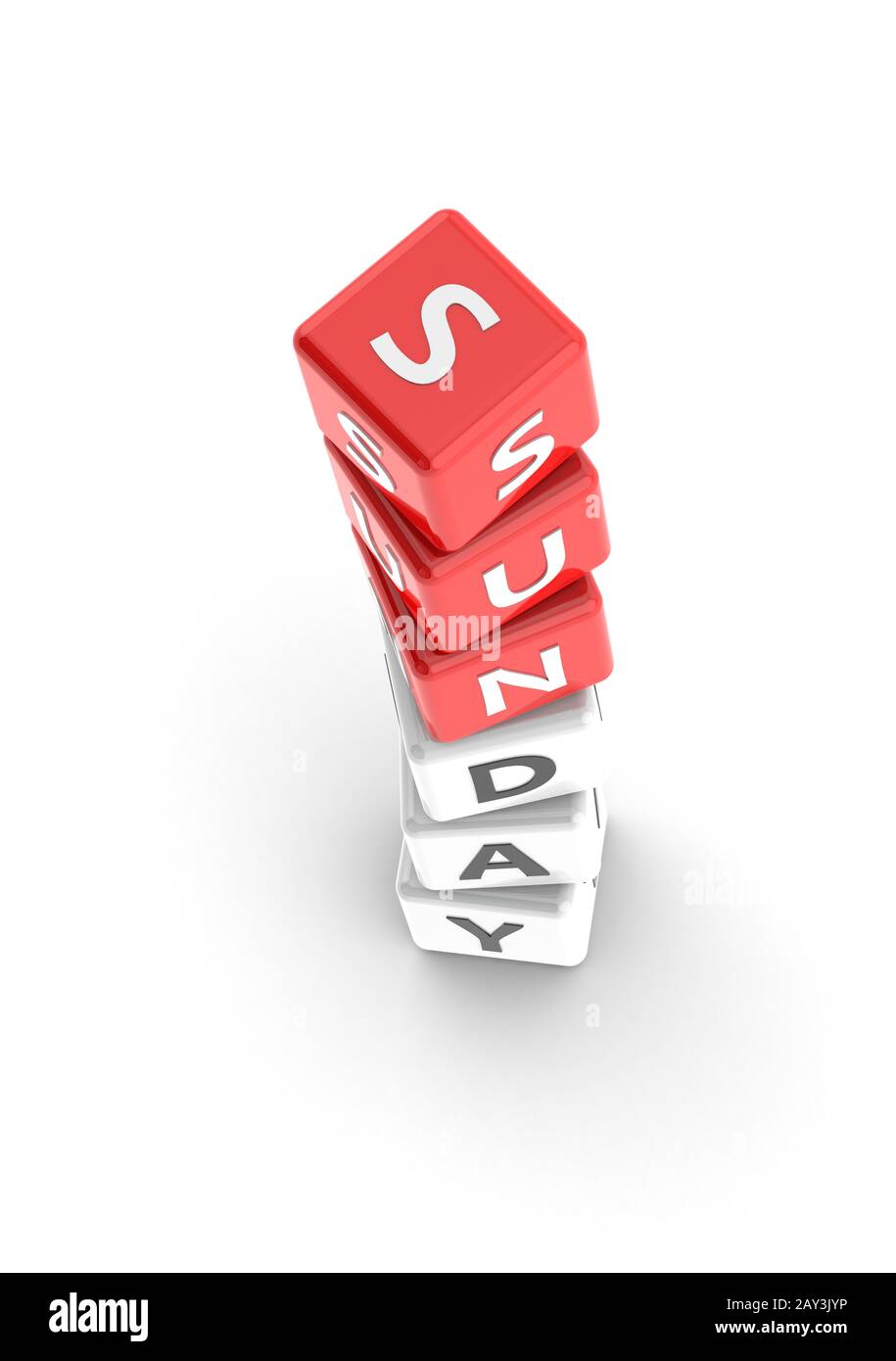 Sunday puzzle word Stock Photo - Alamy