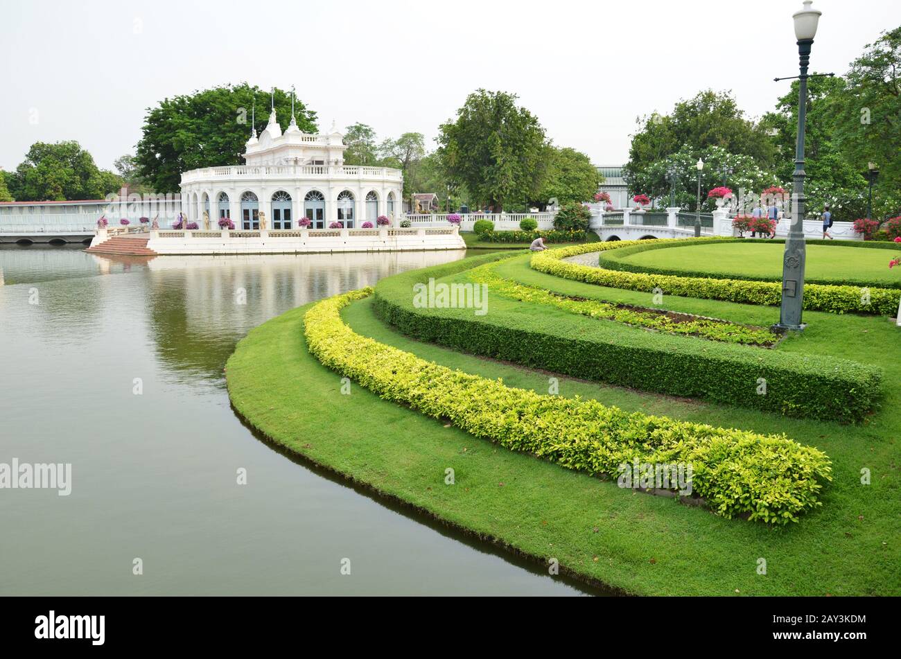 Phra Thinang Warophat Phiman Stock Photo