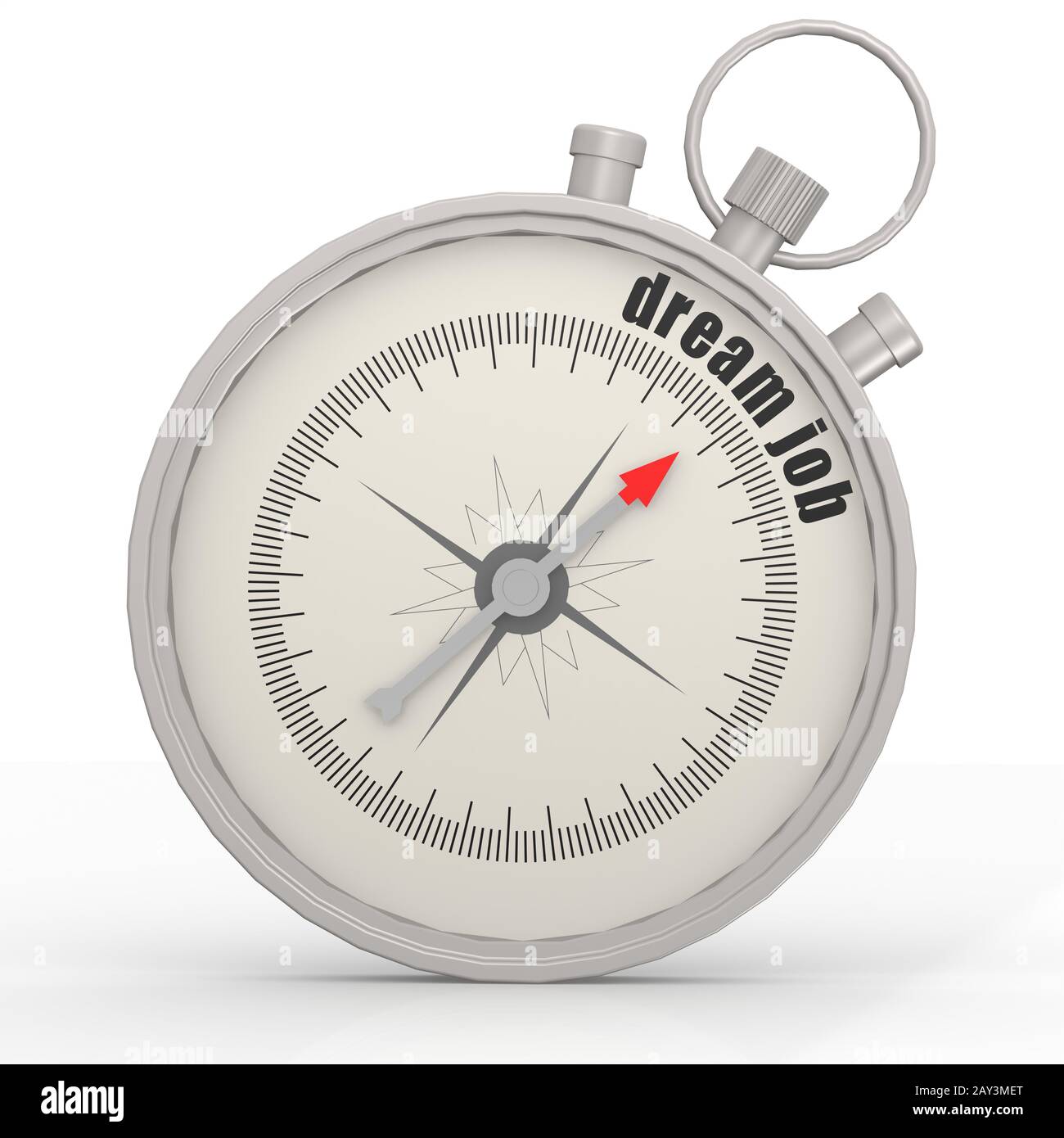 Dream job compass Stock Photo Alamy