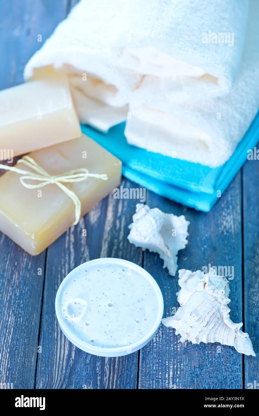 Soap and Body Lotion Stock Photo Alamy