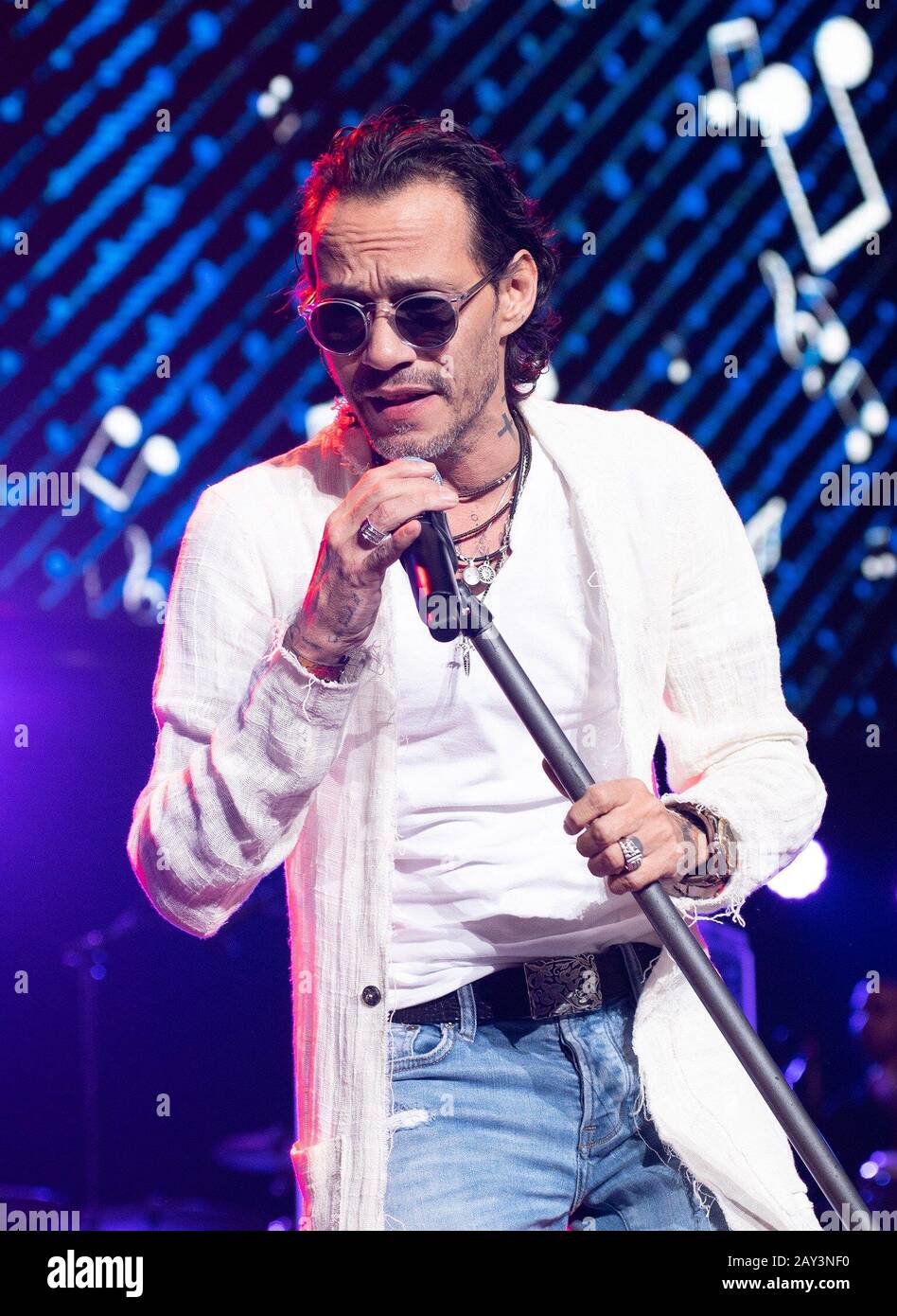 New York Ny Usa 13th Feb 2020 Marc Anthony On Stage For Marc